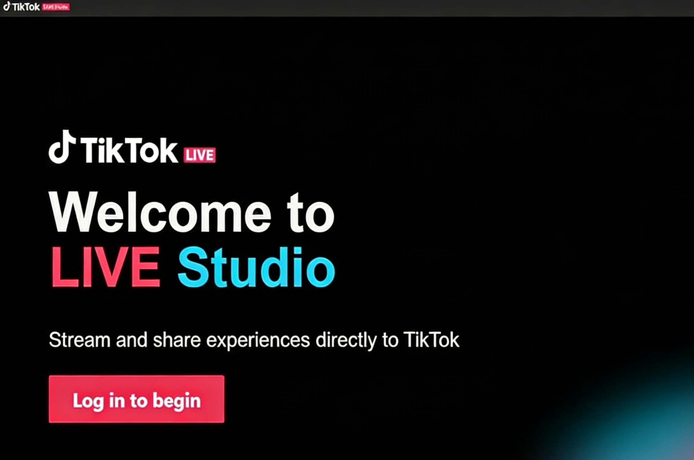 TikTok Live Studio下载问题